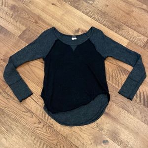 Free people long sleeve top
